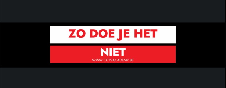 Nummerplaat herkenning: Zo doe je het niet !