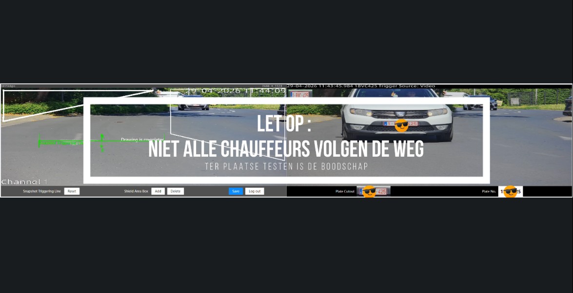 Nummerplaat herkenning: Niet alle chauffeurs volgen de weg !