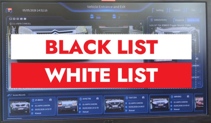 Black list / White list : How to bij nummerplaatherkenning ?