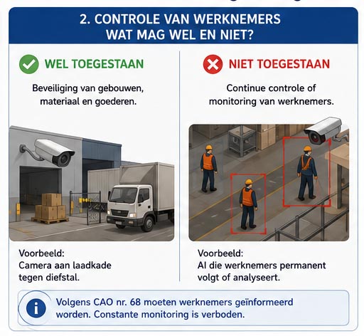 Mag dit ? Continue observatie van werknemers